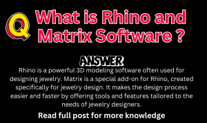 What is Rhino and Matrix Software ? A Jewellry Designer’s Guide